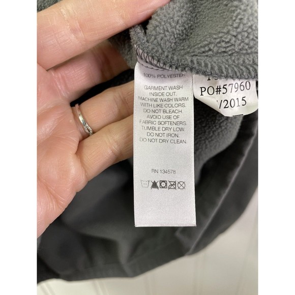 Vineyard Vines‎ Mens Blue 1/4 Zip Fleece Pullover Size Medium  w Rip Stock Yoke - Picture 5 of 7